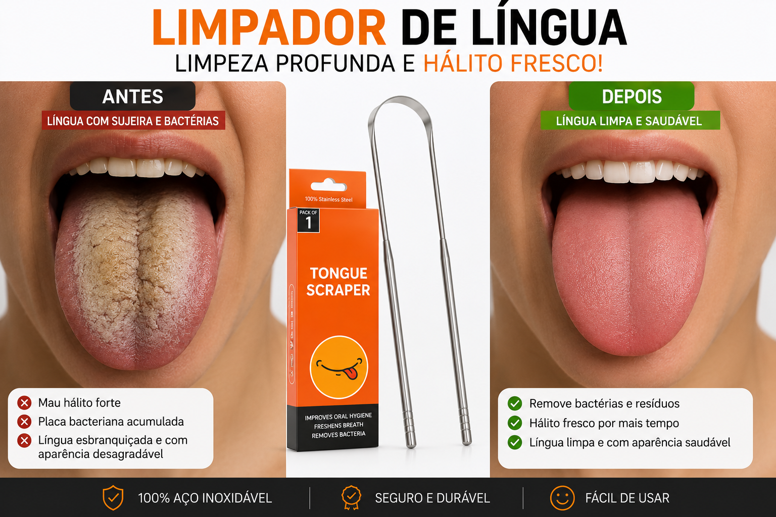 Limpador de língua